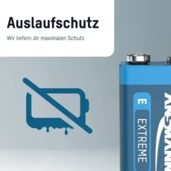 ANSMANN AG Lithium Batterie Block E / 1604LC 1er Blister^ Batterien