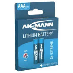 ANSMANN AG Lithium Batterie Micro AAA / FR03 2er Blister^ Batterien