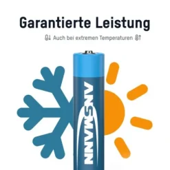 ANSMANN AG Lithium Batterie Micro AAA / FR03 2er Blister^ Batterien