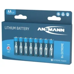 ANSMANN AG Lithium Batterie Mignon AA / FR6 8er Blister^ Batterien