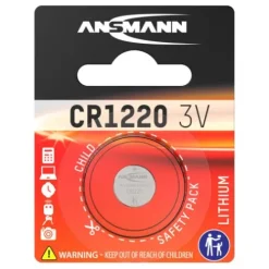 ANSMANN AG Lithium Knopfzelle CR1220^ Knopfzellen Batterien