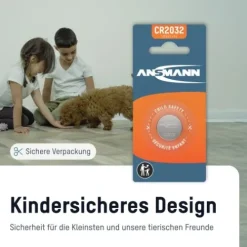 ANSMANN AG Lithium Knopfzelle CR2032^ Knopfzellen Batterien