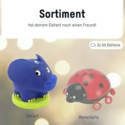 ANSMANN AG Musik-Sternenlicht Elefant^Kinder Maus & Elefant
