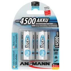 ANSMANN AG NiMH Akku Baby C 4500 mAh maxE 2er Blister^ Akkus