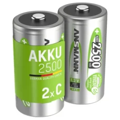 ANSMANN AG NiMH Akku Baby C 2500 mAh maxE 2er Blister^ Akkus