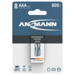 ANSMANN AG NiMH Akku Micro AAA 800 mAh maxE 2er Blister^ Akkus