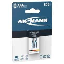 ANSMANN AG NiMH Akku Micro AAA 800 mAh maxE 2er Blister^ Akkus