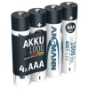 ANSMANN AG NiMH Akku Micro AAA Typ 1000 (min. 950 mAh) 4er Blister^ Akkus