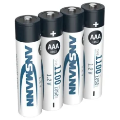 ANSMANN AG NiMH Akku Micro AAA Typ 1100 (min. 1050 mAh) 4er Blister^ Akkus