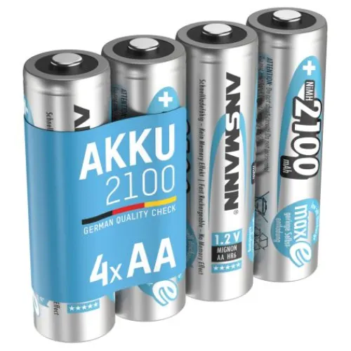 ANSMANN AG NiMH Akku Mignon AA 2100 mAh maxE 4er Blister^ Akkus