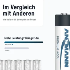 ANSMANN AG NiMH Akku Mignon AA 2100 mAh maxE 4er Blister^ Akkus