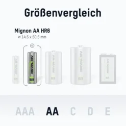 ANSMANN AG NiMH Akku Mignon AA 1300 mAh maxE 4er Blister^ Akkus