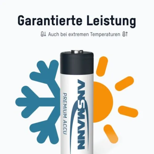 ANSMANN AG NiMH Akku Mignon AA Typ 2500 (min. 2400 mAh) maxE 2er Blister^ Akkus