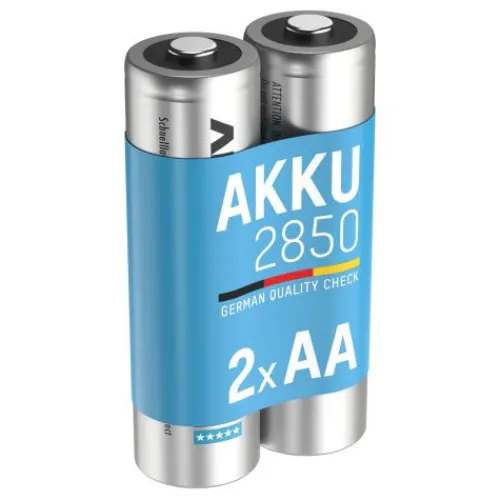 ANSMANN AG NiMH Akku Mignon AA Typ 2850 (min. 2650 mAh) 2er Blister^ Akkus