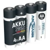 ANSMANN AG NiMH Akku Mignon AA Typ 2850 (min. 2650 mAh) 4er Blister^ Akkus