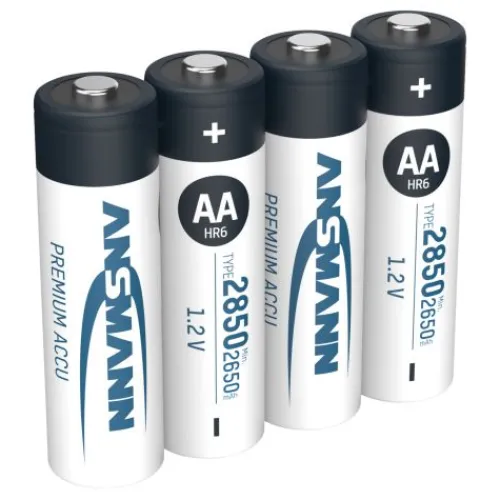 ANSMANN AG NiMH Akku Mignon AA Typ 2850 (min. 2650 mAh) 4er Blister^ Akkus