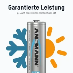 ANSMANN AG NiMH Akku Mono D 8500 mAh maxE 2er Blister^ Akkus