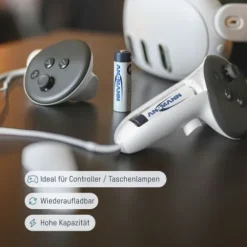 ANSMANN AG NiMH Akku Mono D Typ 10000 (min. 9300 mAh) maxE 2er Blister^ Akkus