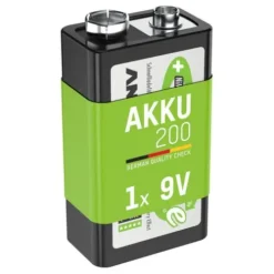 ANSMANN AG NiMH Akku 9V E-Block 200 mAh maxE 1er Blister^ Akkus