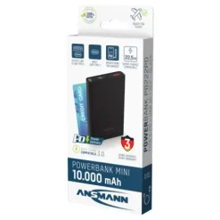 ANSMANN AG Powerbank 10000 mAh PB222PD schwarz^ Schnelllade-powerbanks
