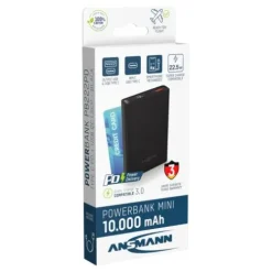 ANSMANN AG Powerbank 10000 mAh PB222PD schwarz^ Schnelllade-powerbanks