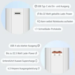 ANSMANN AG Powerbank 20000 mAh PB222PD weiß^ Schnelllade-powerbanks