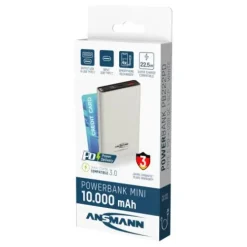 ANSMANN AG Powerbank 10000 mAh PB222PD weiß^ Schnelllade-powerbanks