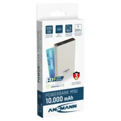 ANSMANN AG Powerbank 10000 mAh PB222PD weiß^ Schnelllade-powerbanks