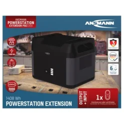 ANSMANN AG Powerstation Extension PSE2200^ Zusatzakkus & Kabel