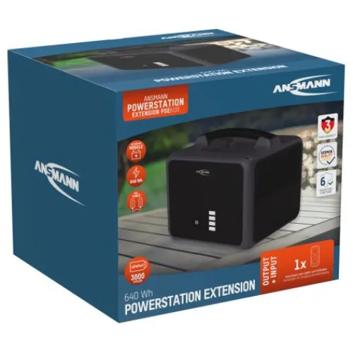 ANSMANN AG Powerstation Extension PSE600^ Zusatzakkus & Kabel