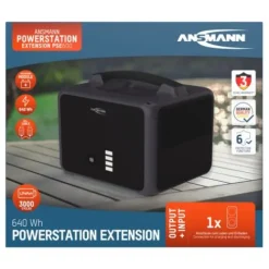 ANSMANN AG Powerstation Extension PSE600^ Zusatzakkus & Kabel