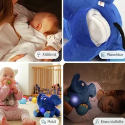 ANSMANN AG Schlummer-Nachtlicht Elefant^Kinder Maus & Elefant