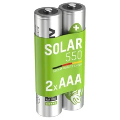 ANSMANN AG Solar NiMH Akku Micro AAA 550 mAh maxE 2er Blister^ Akkus