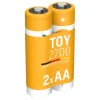 ANSMANN AG Toy NiMH Akku Mignon AA Typ 2700 (min. 2650 mAh) 2er Papierblister^ Akkus