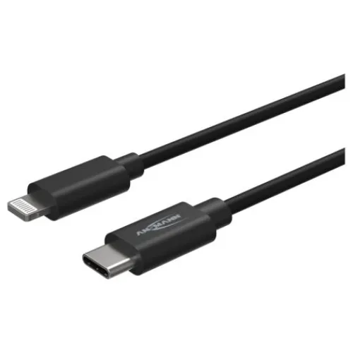 ANSMANN AG Type C / Lightning USB Daten- und Ladekabel 120 cm^ Lightning