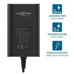 ANSMANN AG Universal-Netzteil APS 300 max. 0,6 A/3,6 W bei 3 - 12 V DC^ Netzteile