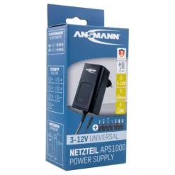 ANSMANN AG Universal-Netzteil APS 1000 max. 1 A/12 W bei 3 - 12 V DC^ Netzteile