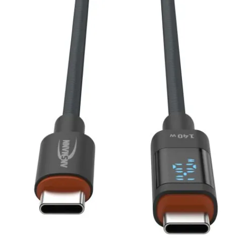 ANSMANN AG USB Typ-C Kabel, 120 cm, anthrazit^ Typ C