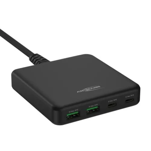 ANSMANN AG USB-Ladegerät Desktop Charger DC465PD / 3,25 A / 65 W / 4 Port^ Usb-ladegeräte