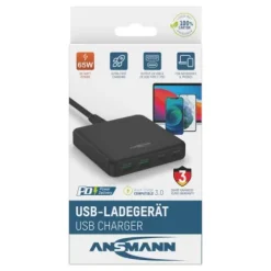 ANSMANN AG USB-Ladegerät Desktop Charger DC465PD / 3,25 A / 65 W / 4 Port^ Usb-ladegeräte