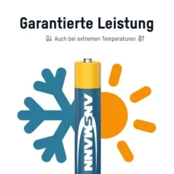 ANSMANN AG X-Power Alkaline Batterie Mini AAAA / LR8 2er Blister^ Batterien