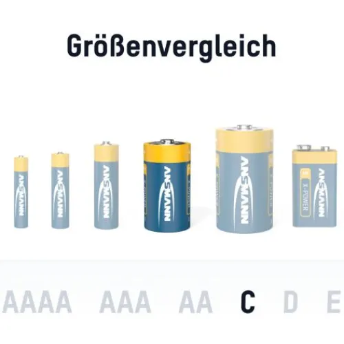 ANSMANN AG X-Power Alkaline Batterie Baby C / LR14 2er Papierblister^ Batterien
