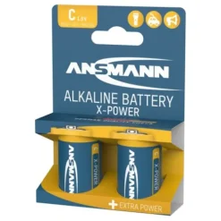 ANSMANN AG X-Power Alkaline Batterie Baby C / LR14 2er Papierblister^ Batterien