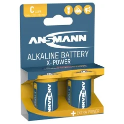 ANSMANN AG X-Power Alkaline Batterie Baby C / LR14 2er Papierblister^ Batterien
