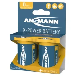 ANSMANN AG X-Power Alkaline Batterie Mono D / LR20 2er Papierblister^ Batterien