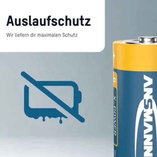 ANSMANN AG X-Power Alkaline Batterie Mono D / LR20 2er Papierblister^ Batterien