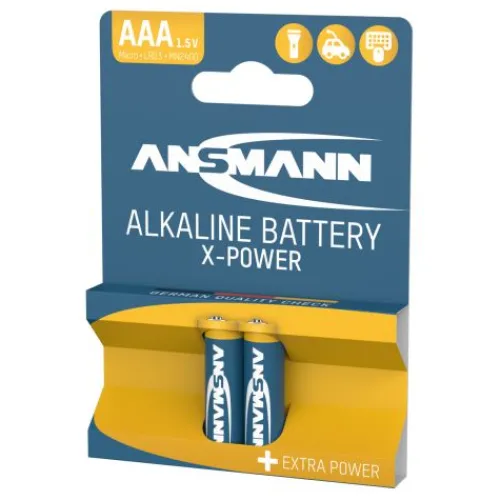 ANSMANN AG X-Power Alkaline Batterie Micro AAA / LR03 2er Papierblister^ Batterien