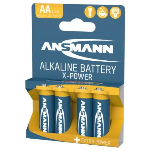 ANSMANN AG X-Power Alkaline Batterie Mignon AA / LR6 4er Papierblister^ Batterien